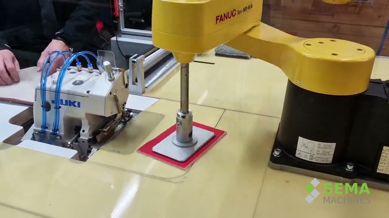 Integrated robot arm with overlock head - SEMA AR6-OV #3