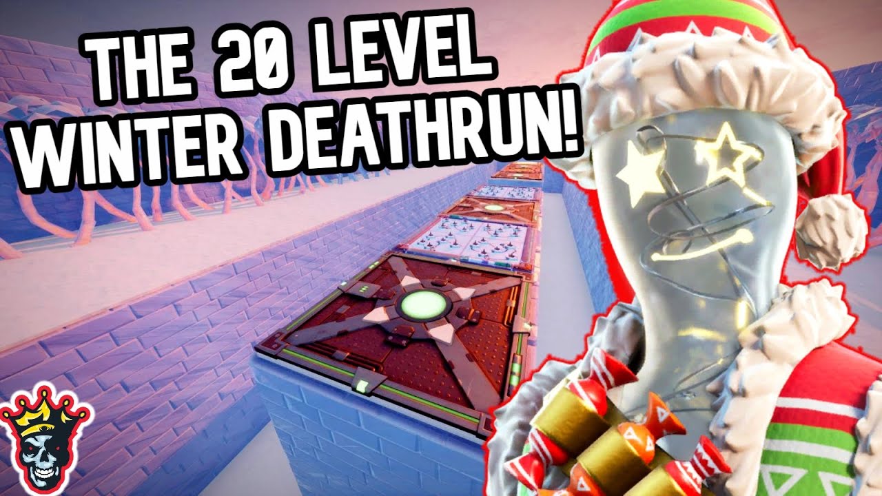 The 20 Level Winter Deathrun(FORTNITE CREATIVE)