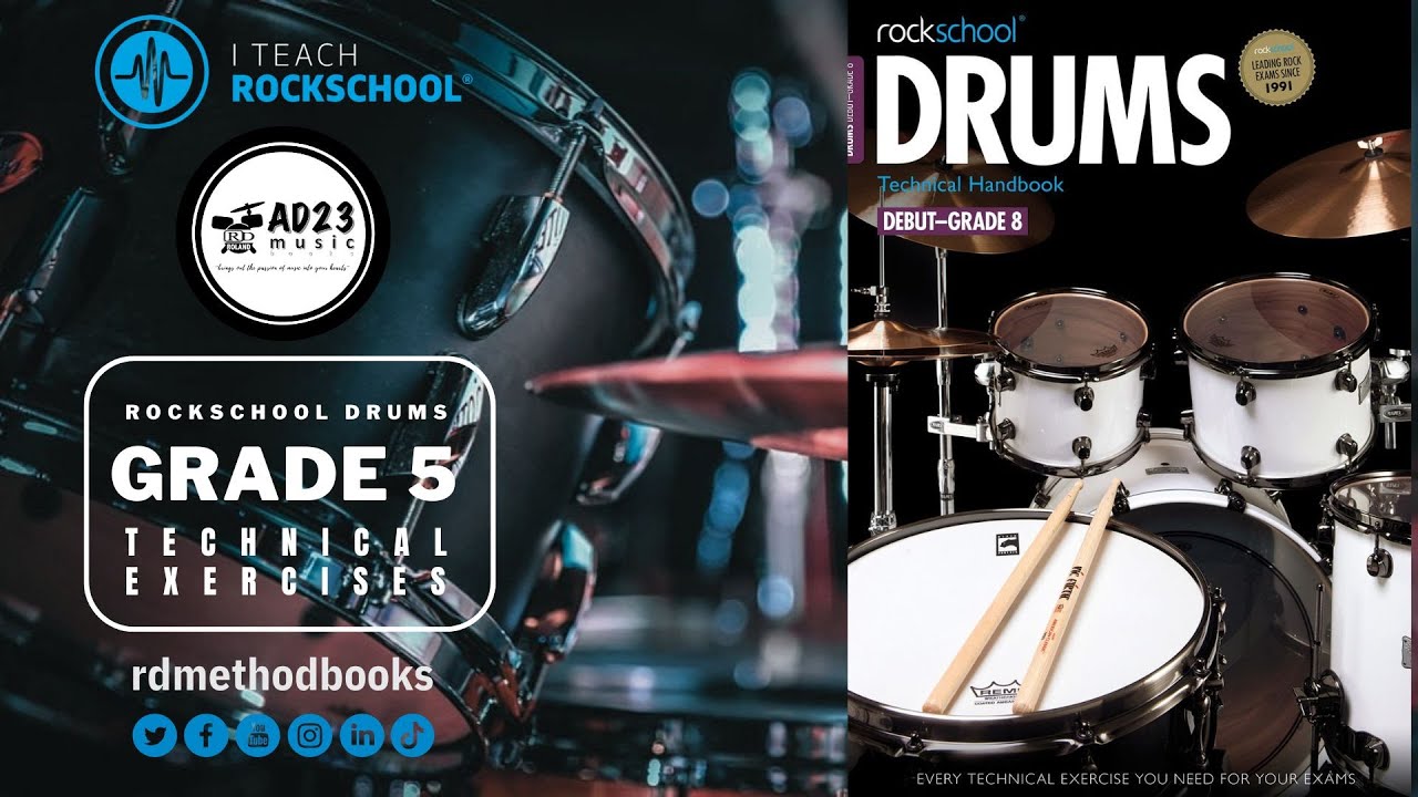 Drums Grade 5 Technical Exercises | Rockschool