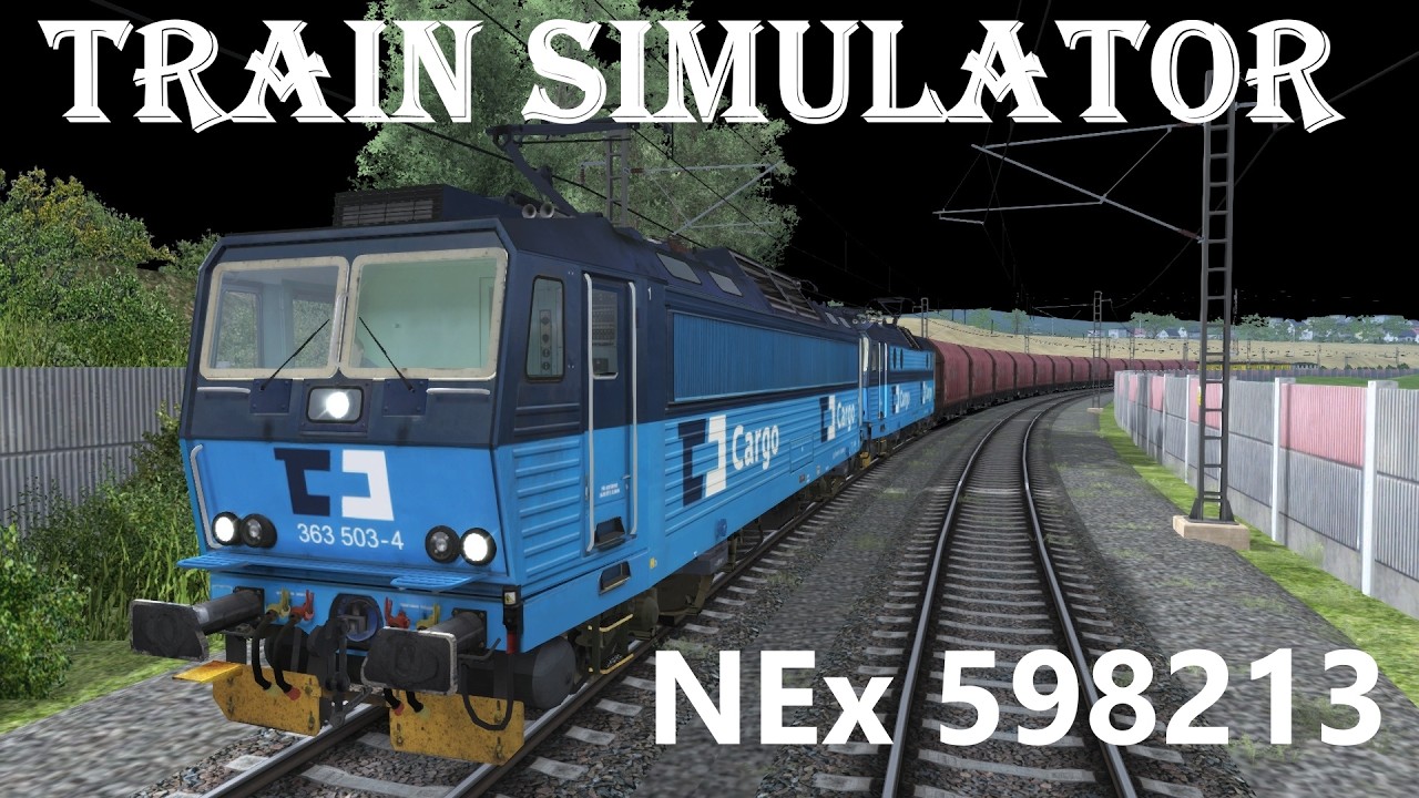 Train Simulator - NEx 598213 Senohraby - Benešov u Prahy s dvojicí 363.5