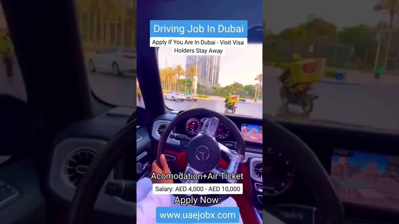 Driving Jobs In UAE || UAE Jobx #dubai #dubaifreelancevisa