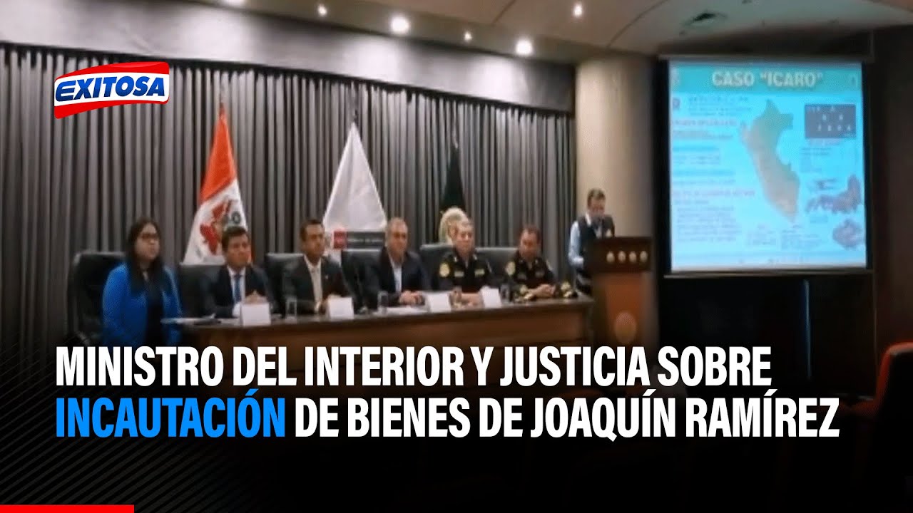 🔴🔵Ministro del Interior y Justicia brindan detalles sobre incautación de bienes de Joaquín Ramírez