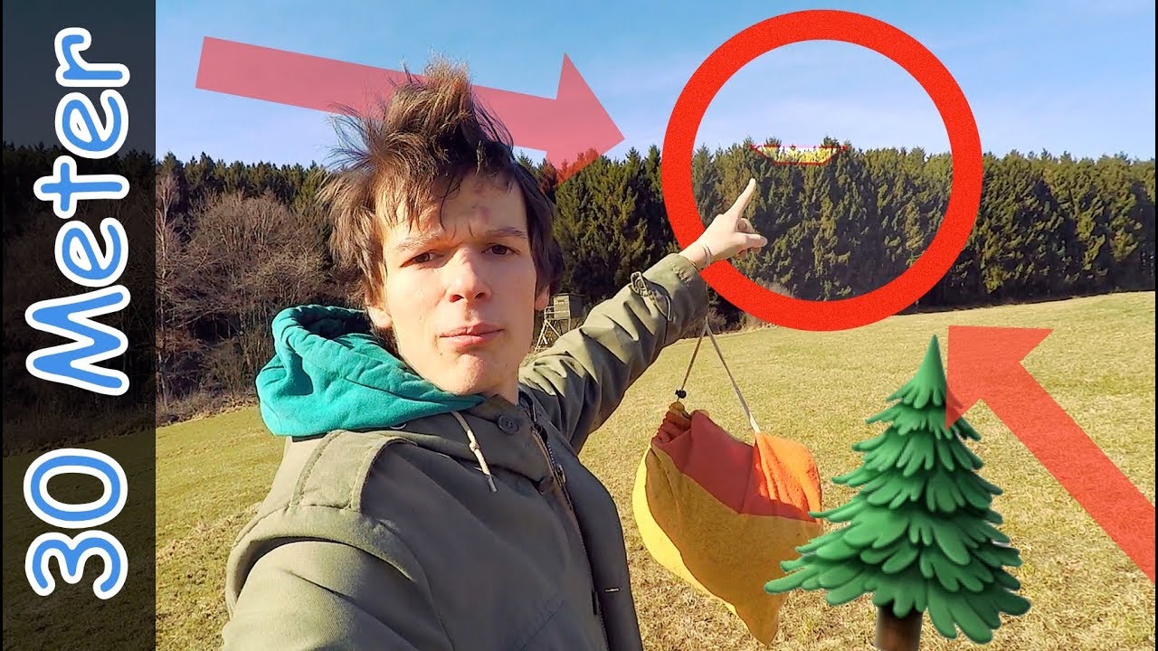 Hängematte 30m hoch - Baumklettern #klettern