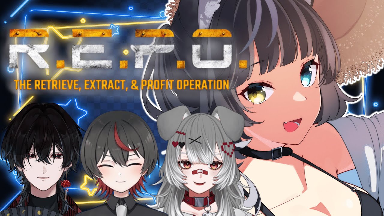 【R.E.P.O.】お宝どこだー！！！！！【隼瀬樹】【椀小田しゅな】【狐花かさね】【神月シアン】【vtuber】