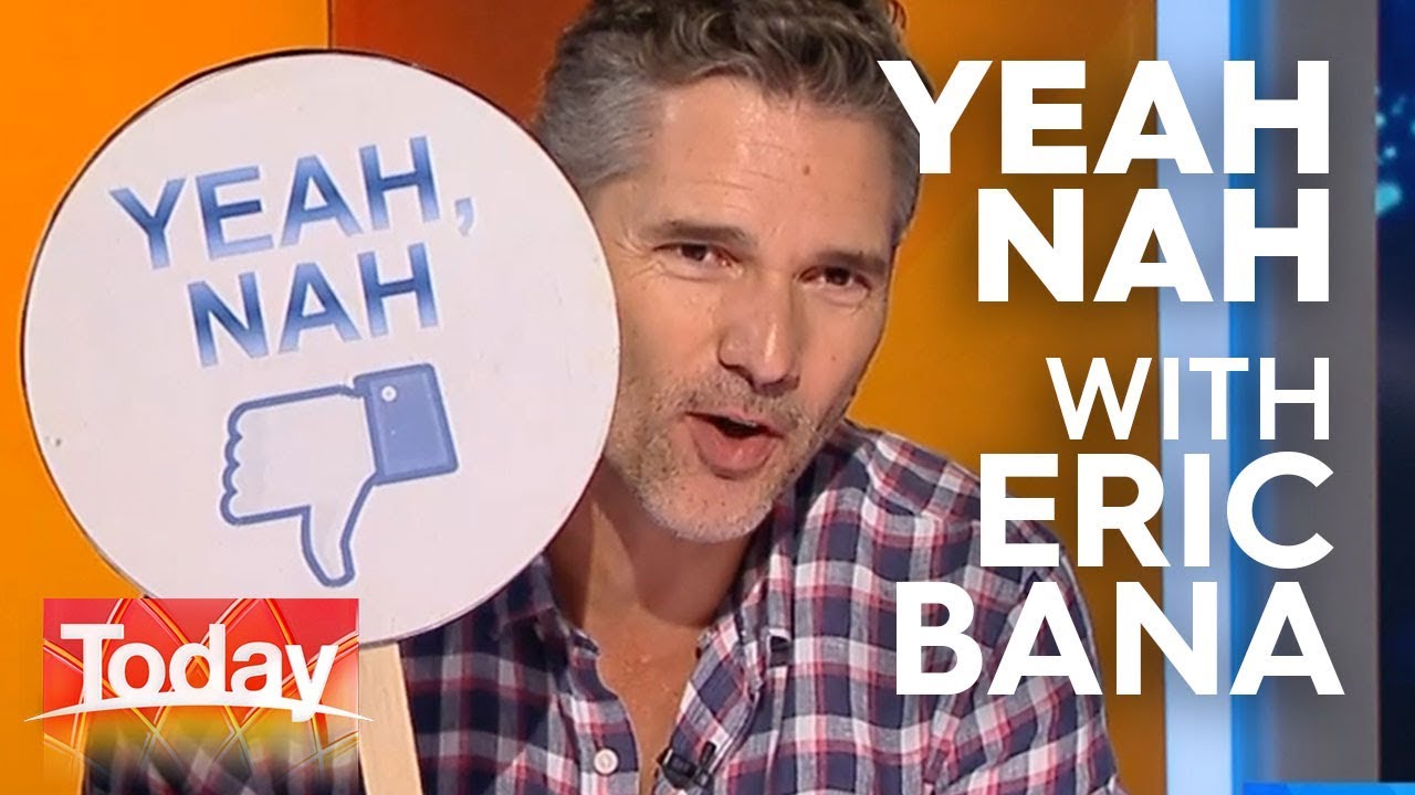 Eric Bana plays 'Yeah, Nah' | TODAY Show Australia