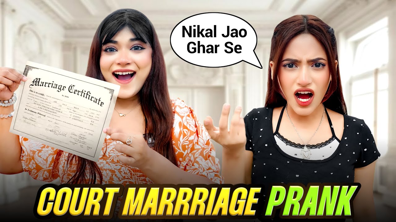 Court Marriage Prank On My Family | My New Husband | Mahjabeen Ali
