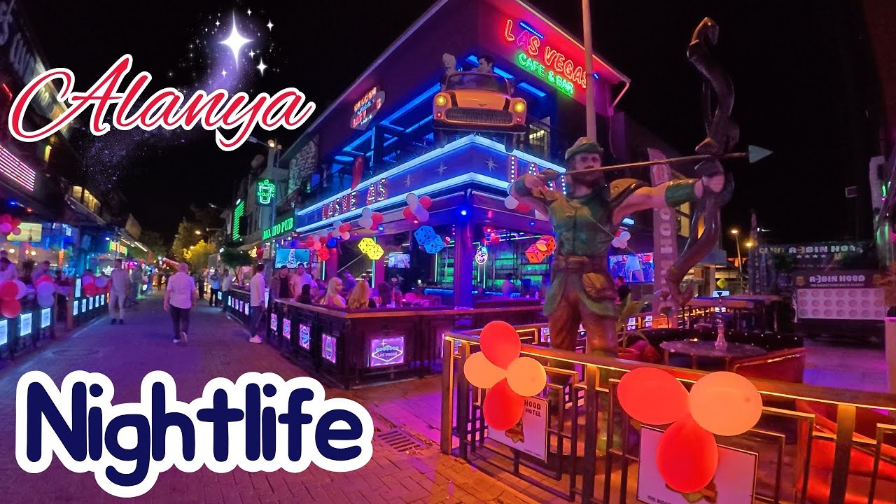 Alanya City Center Nightlife Walking Tour | May 19, 2025 [4K HD/60 fps]