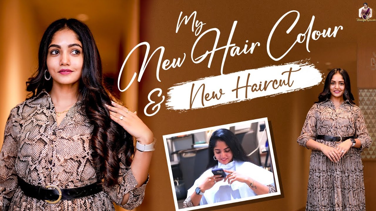 My New Hair Colour 💁🏻‍♀️Transformation | Hair Makeover 💇🏻‍♀️| Kannada Vlogs | @bhavyagowda.670