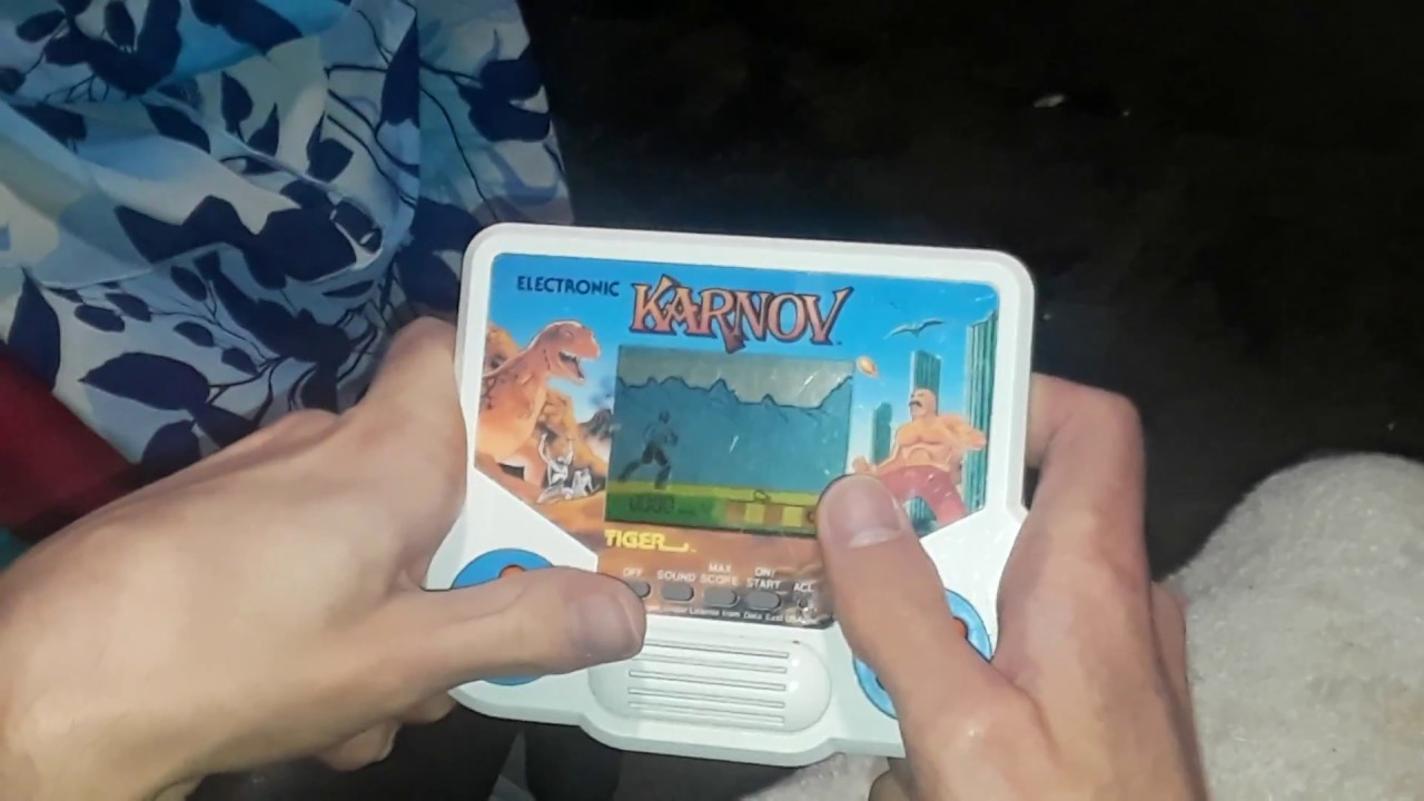 Karnov Tiger Electronics Handheld LCD Game