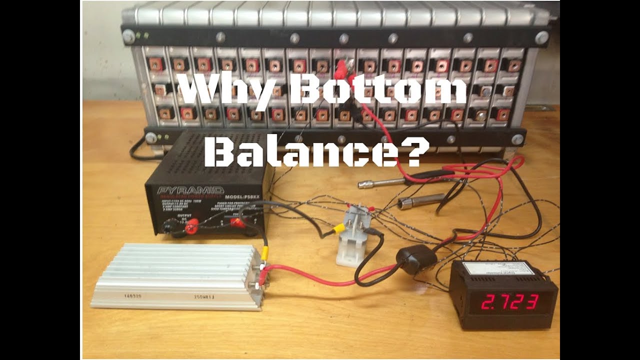 Why Bottom Balance Your EV's Battery Pack?