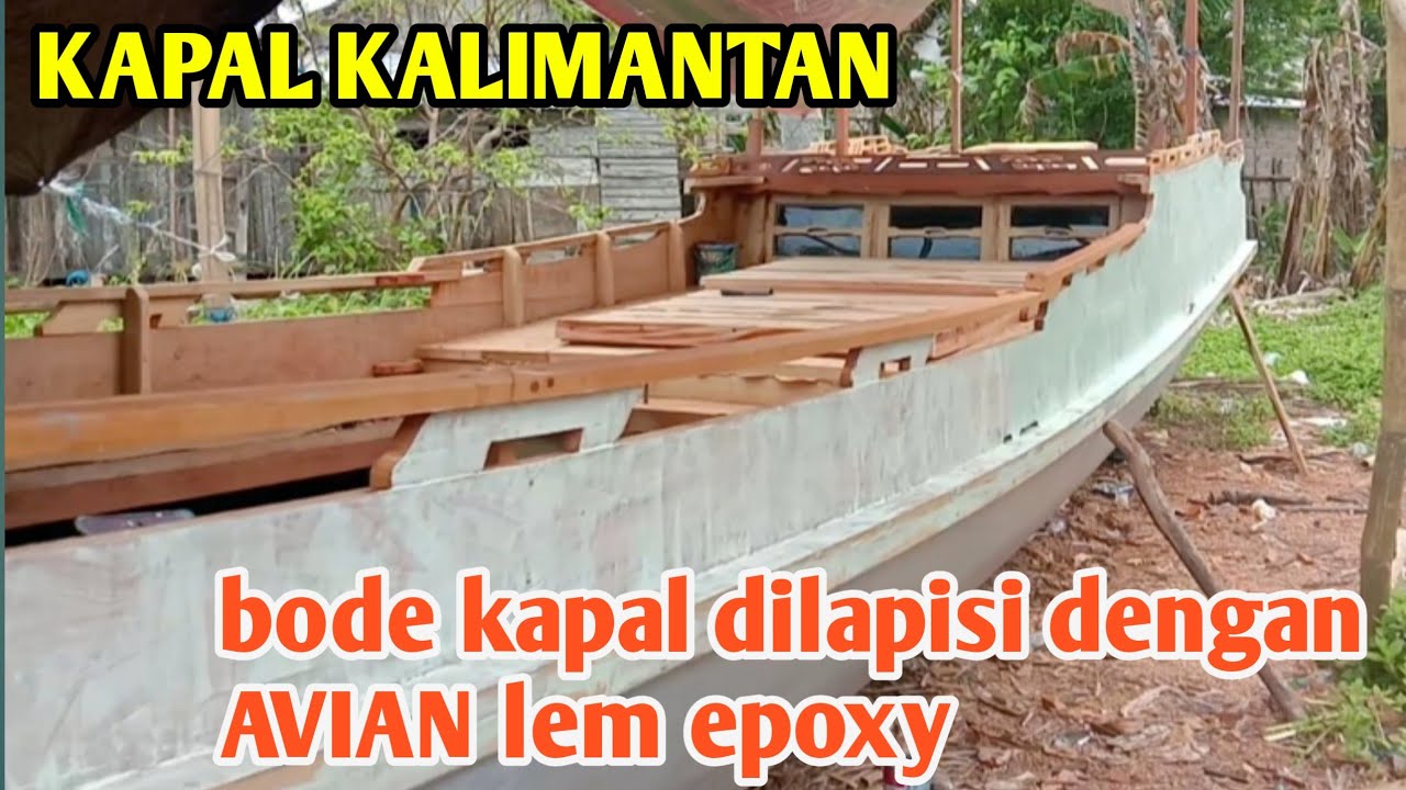 cara melapis bode kapal dengan lem epoxy