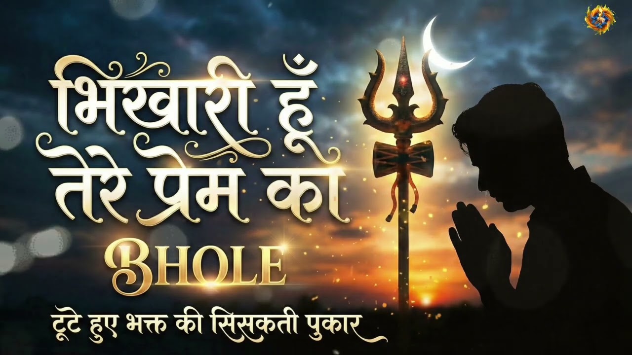 भिखारी हूँ तेरे प्रेम का | Painful Shiv Bhajan | Heart Touching Sad Mahadev Bhajan | Shiv Song
