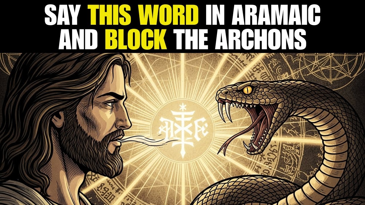 Jesus Taught This Aramaic Word That Drives Away Archons — The Bible Hid This