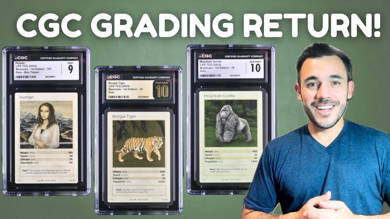 LIFE TCG CGC Grading Results - Multiple Pristine 10s!