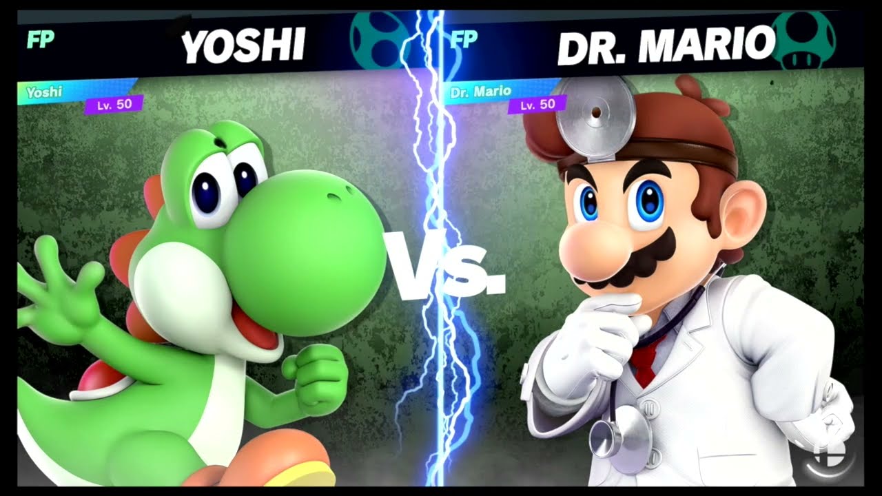 Super Smash Bros Ultimate Amiibo Fights – Yoshi vs the World #18 Yoshi vs Dr Mario