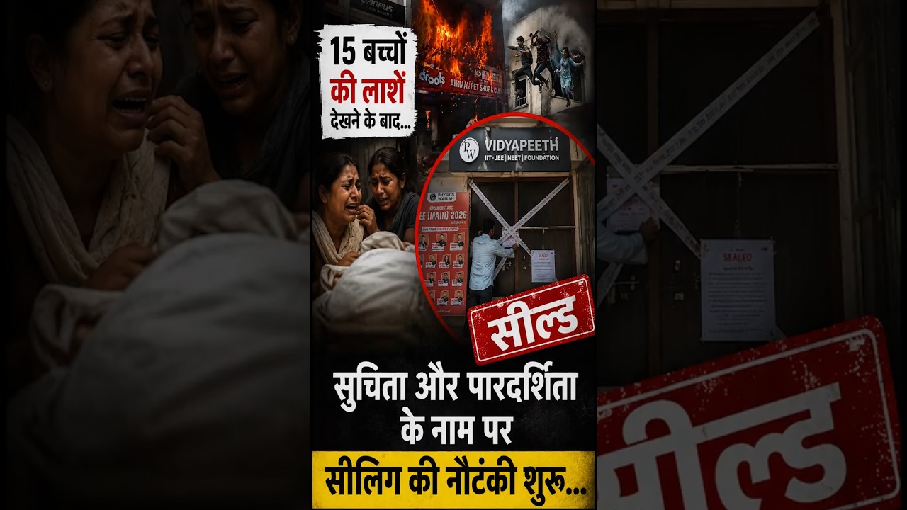 15 बच्चों की ला.शें देखने के बाद...सुचिता और पारदर्शिता के नाम पर सीलिंग की नौटंकी शुरू...  #kanpur