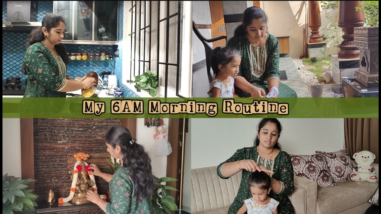 My 6AM to 10AM Morning Routine || Few Time Management Tips which I follow to keep My Home Clean ||