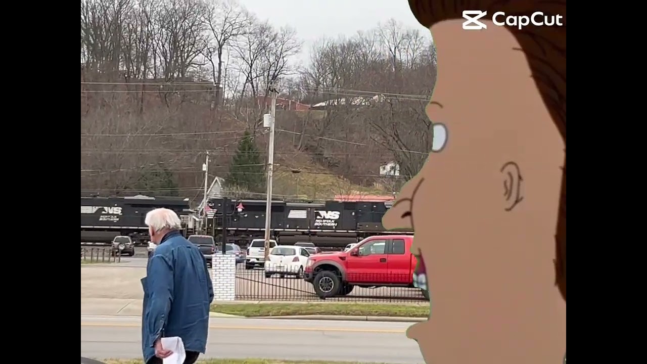 What is he gonna do to the train?🤣🤣🤣￼