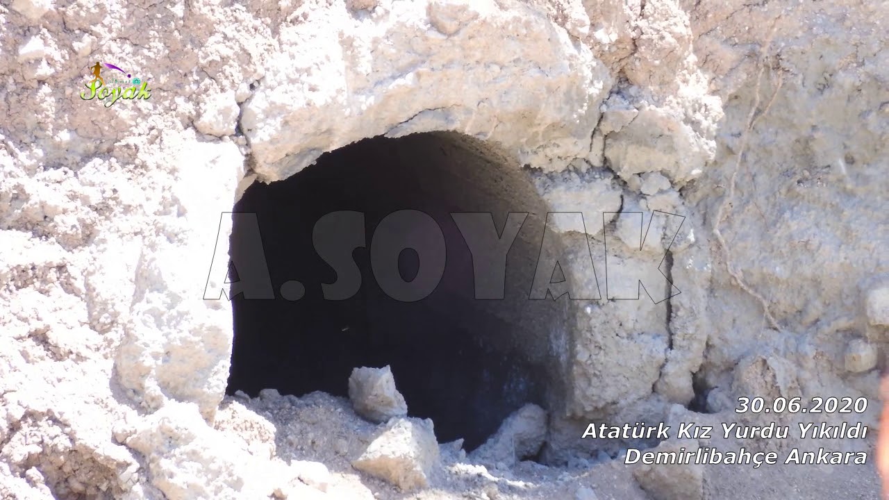 Atatürk kız yurdu yıkıldı. Hafriyattaki tünel nedir? (30.06.2020)