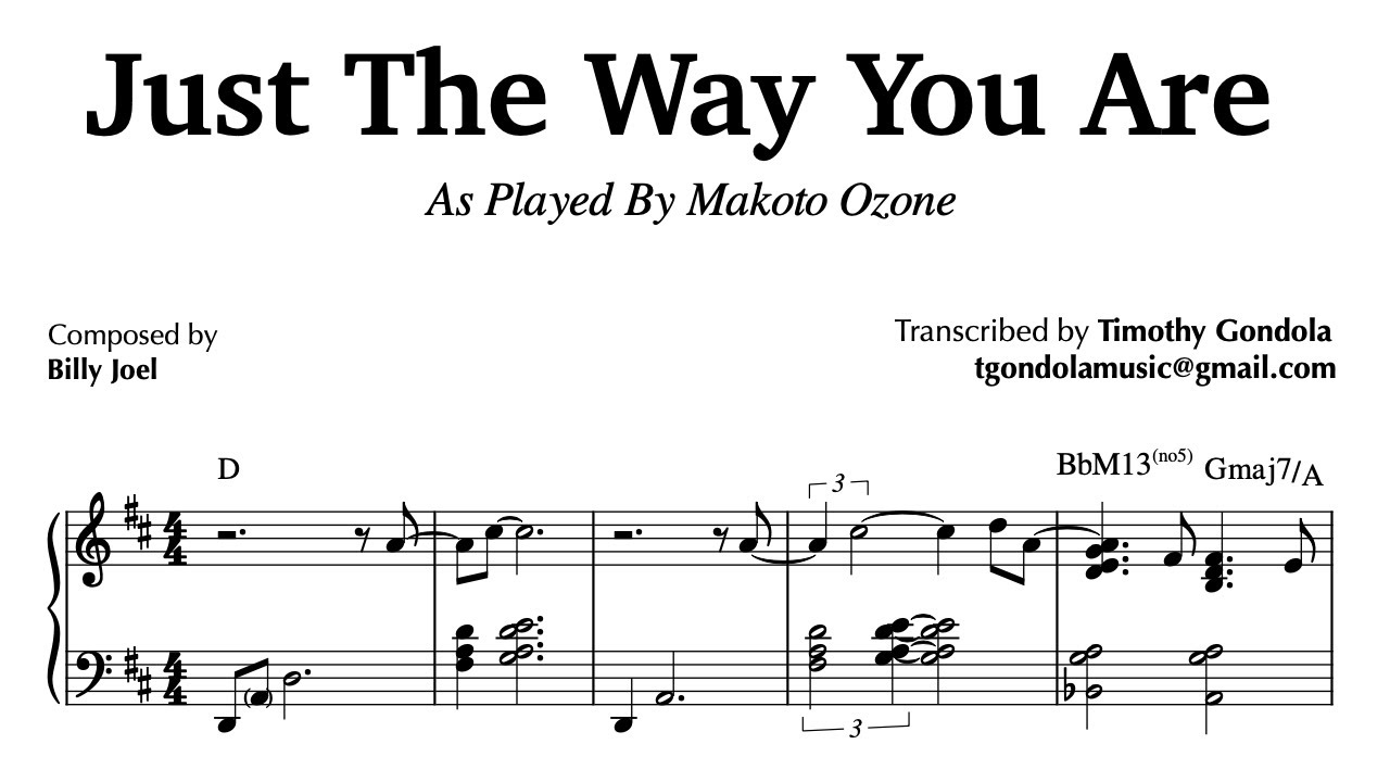 Billy Joel jazz piano by Makoto Ozone