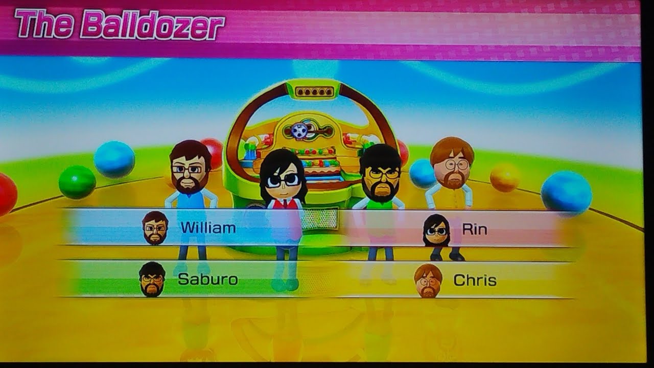Wii Party 🎊🎉 U The Balldozer - William VS Rin VS Saburo VS Chris (NSS)
