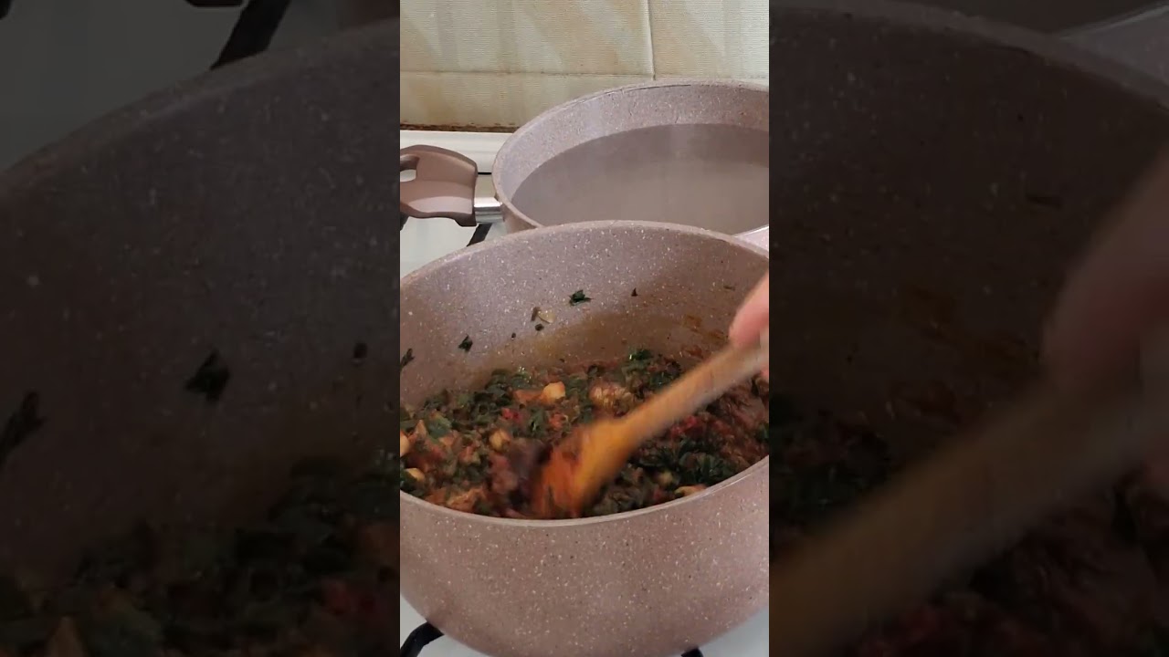 مرقة خضرة بالبقري. تونسية بنة على بنة 