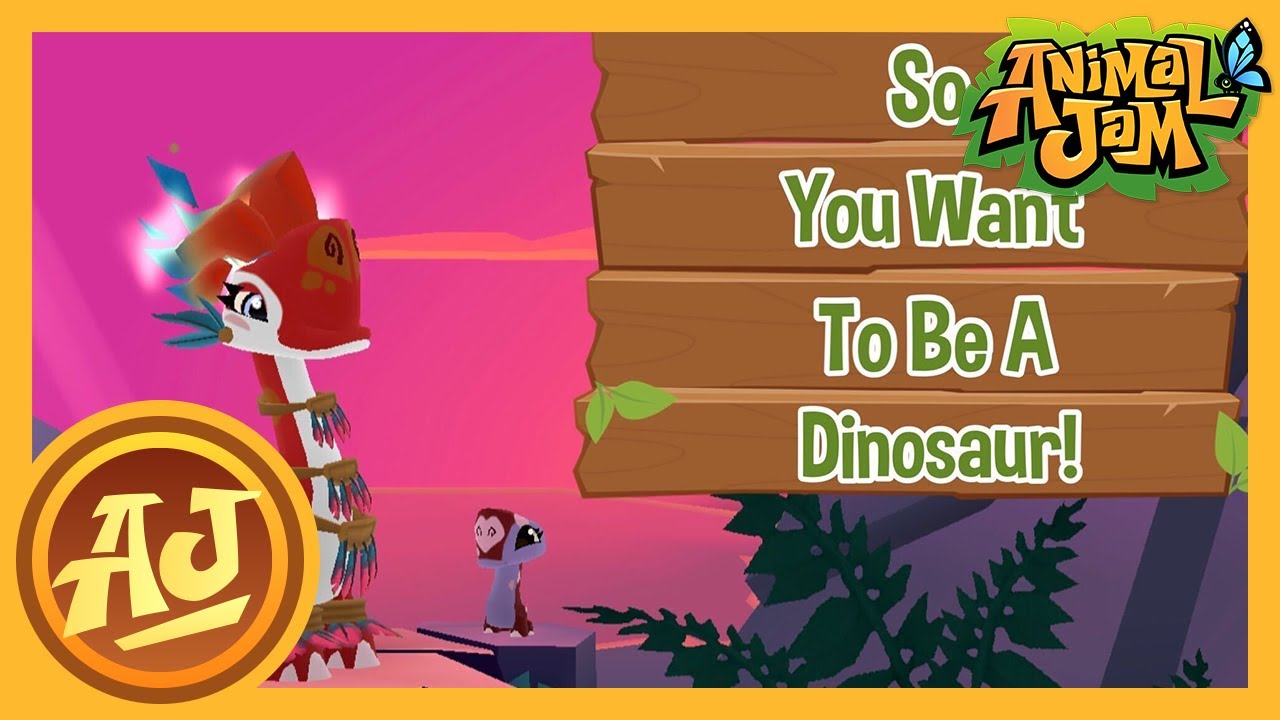 Как стать ДИНОЗАВРОМ | Учебники Animal Jam