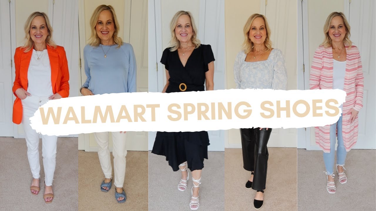 Walmart Spring Shoes | Affordable Fashion Finds #walmartfashion, #spring #shoes, #over40, #over50