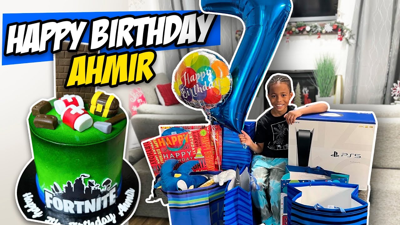 WE SURPRISED OUR SON AHMIR WITH 7 GIFTS FOR HIS 7th BIRTHDAY! 🥳 | Vlogmas Day 13