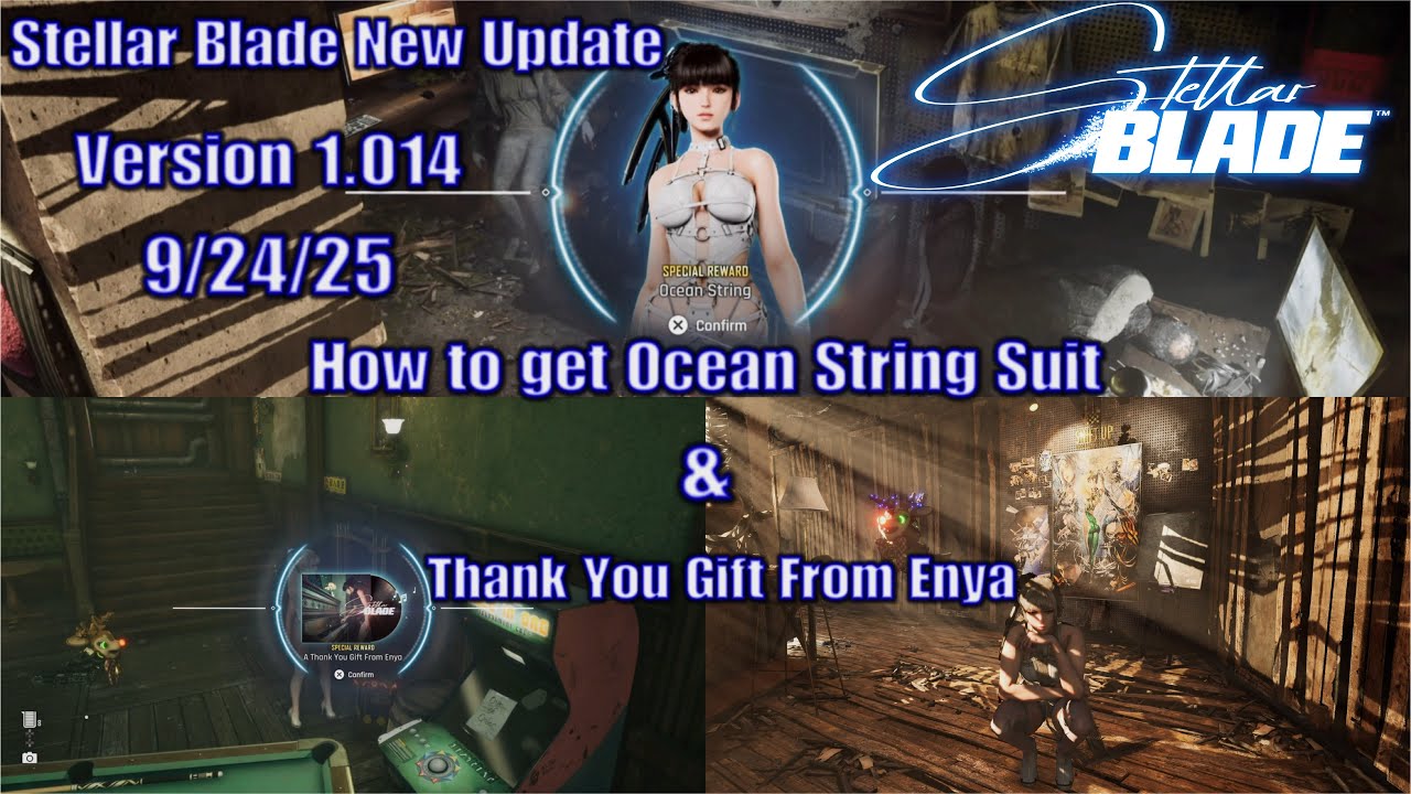 Stellar Blade - New Update Version 1.014 How to get &ldquo;Strange Signal&rdquo; Quest and Ocean String Suit 
