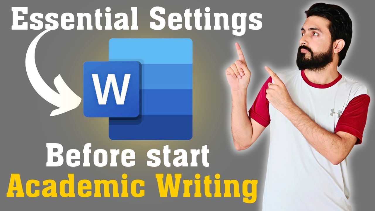 Academic Writing some essential settings | Word document settings as per APA