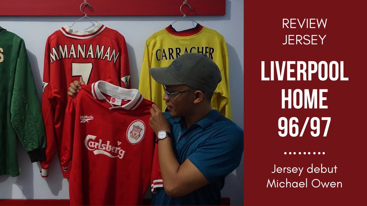 Review Jersey Home Liverpool 1996/1997, Jersey Debut Michael Owen!