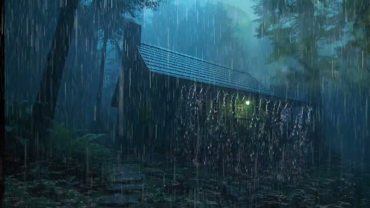 ASMR Night Rain for Deep Sleep | Relaxing Rain Sounds for Calm Mind & Focus