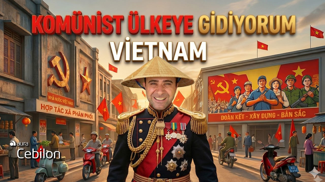 Yeni &Uuml;lke KOM&Uuml;NİST Vietnam&rsquo;a Gidiyorum !!!