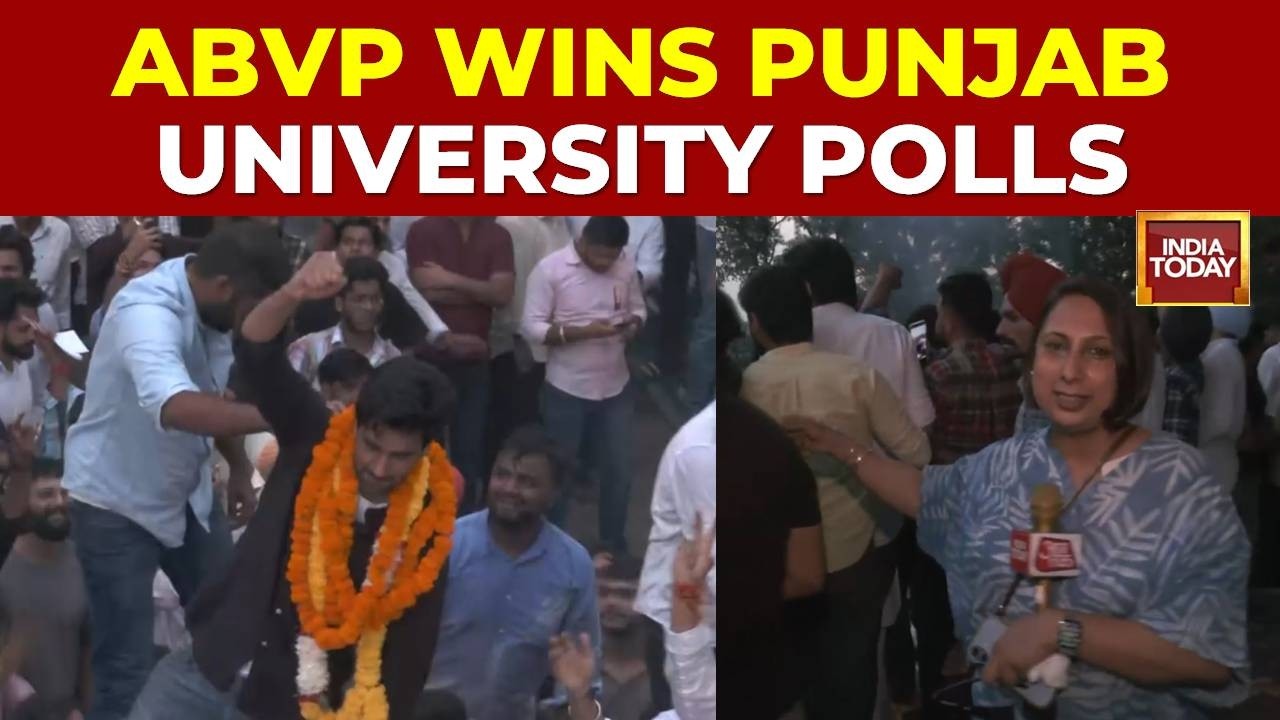Punjab University Elections: ABVP Wins 4-Way Fight, Defeats NSUI & AAP Front | India Today