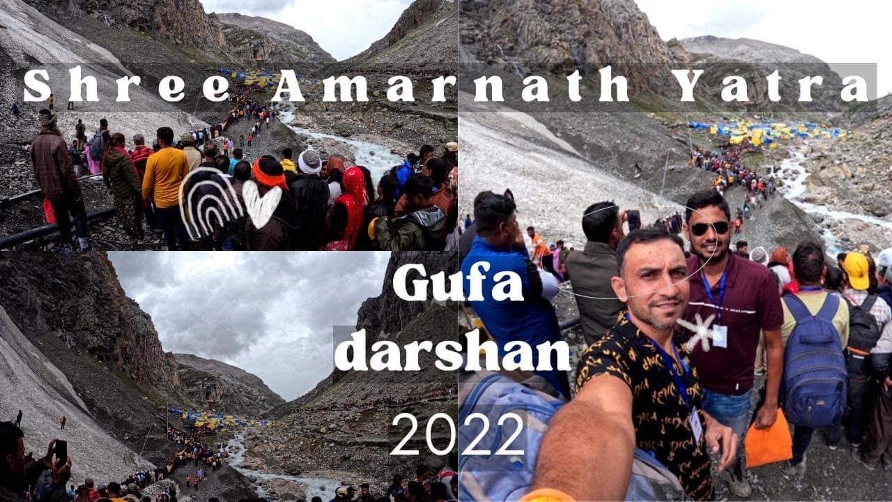 Shri Amarnath Cave Temple Yatra Sheshnag To Gufa 2022 By LcTravelers