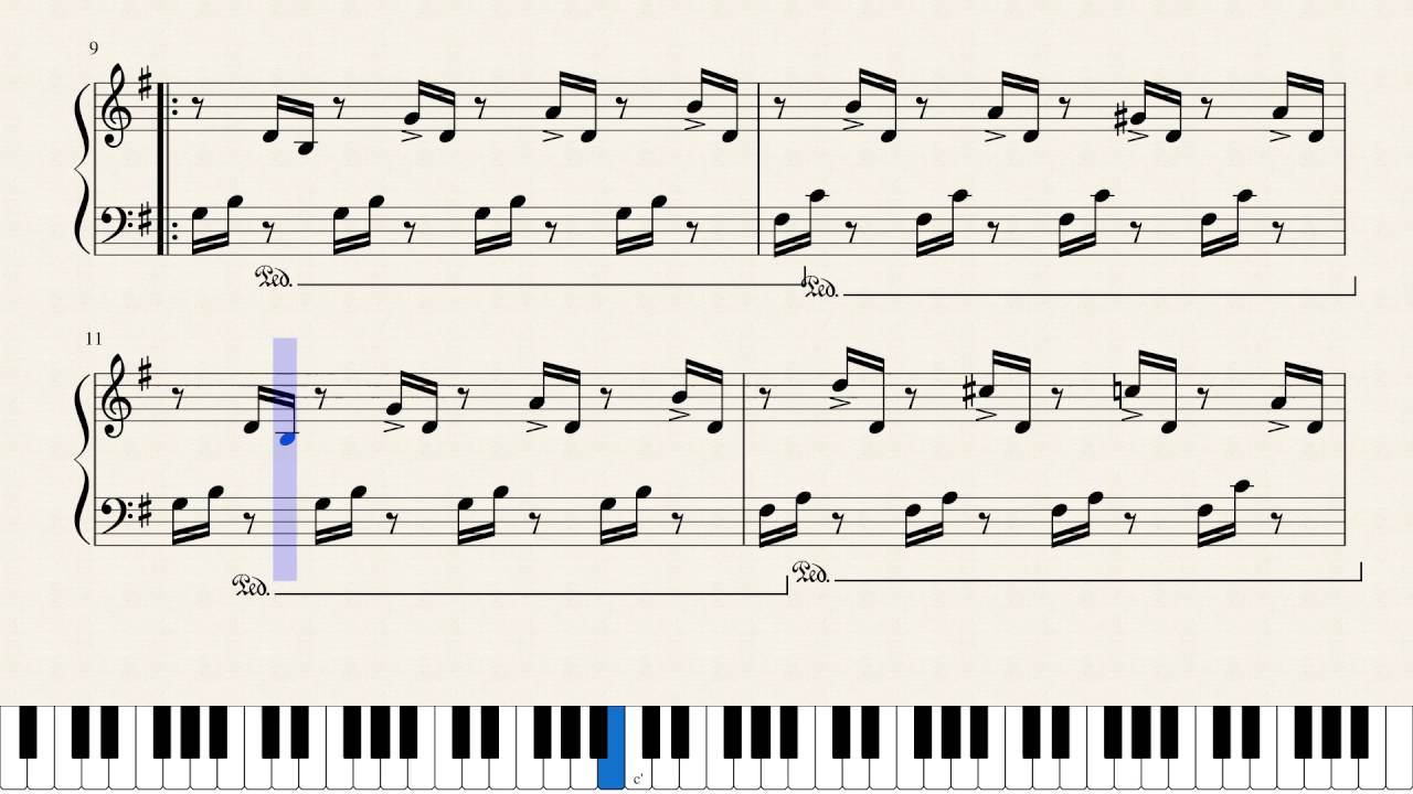 Burgmüller, Op. 109, No. 8. 