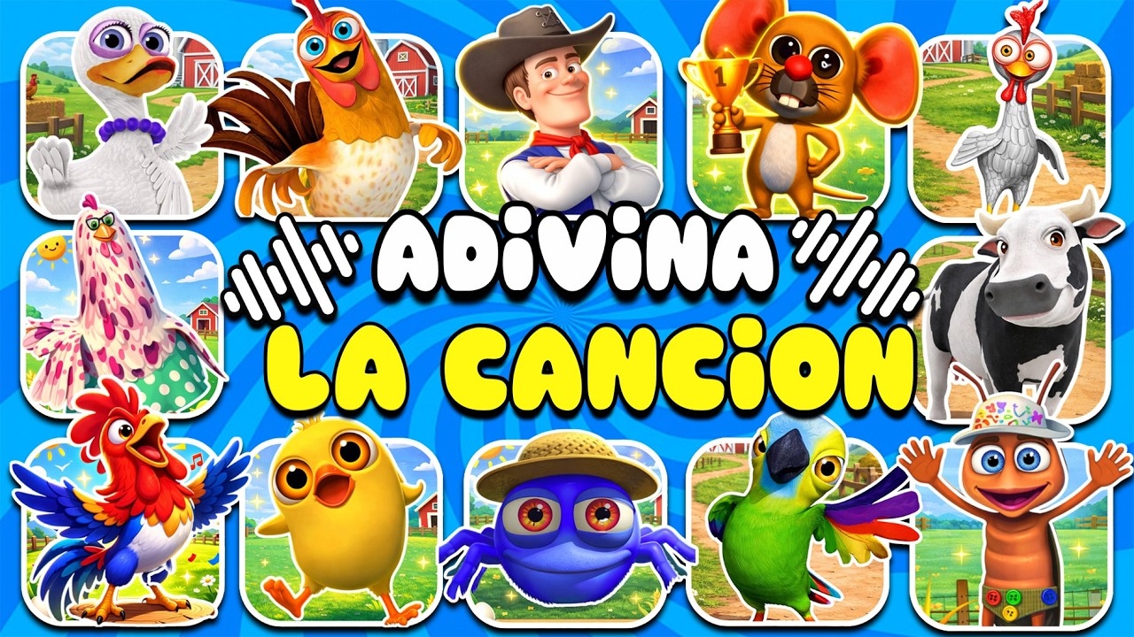 ¡La GRANJA DE ZENÓN LA GALLINA PINTADITA 😱🐓+ Adivina La Canción🤩🎶Granja De Zenón❤️🔥