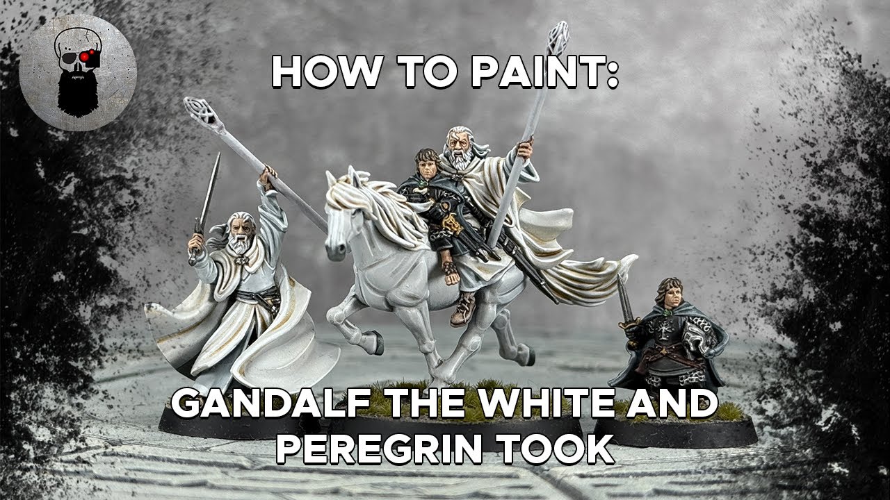 Contrast+ How to Paint: Gandalf the White and Peregrin Took