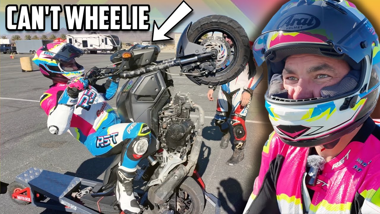 Teaching PRO Rider How To Wheelie - Cycle News