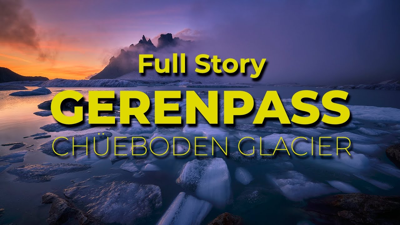 An Iceberg Lake of Swiss Alps