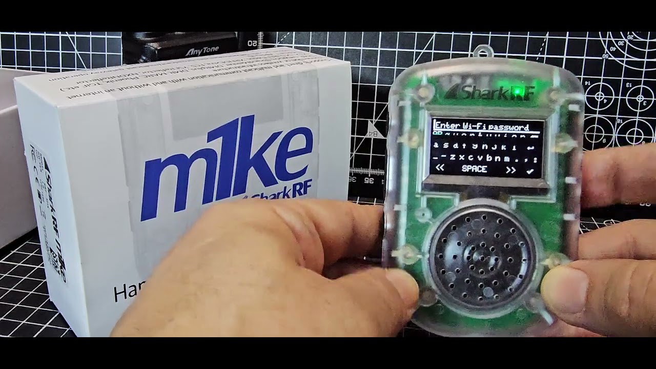 m1ke Sharkrf - Initial Set Up WiFi & Callsign