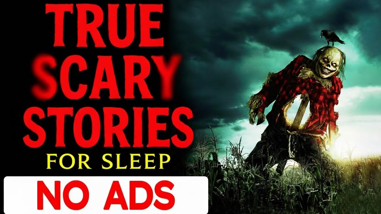 NO ADS 🛑 TRUE Scary Stories for Sleep (4 Hours) | Gentle Rain Sounds | Black Screen | Vol 20