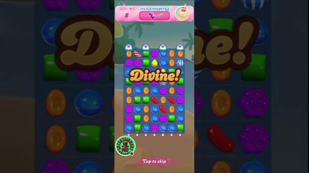 candy crush saga game play video in Poly entertainment channel  is live