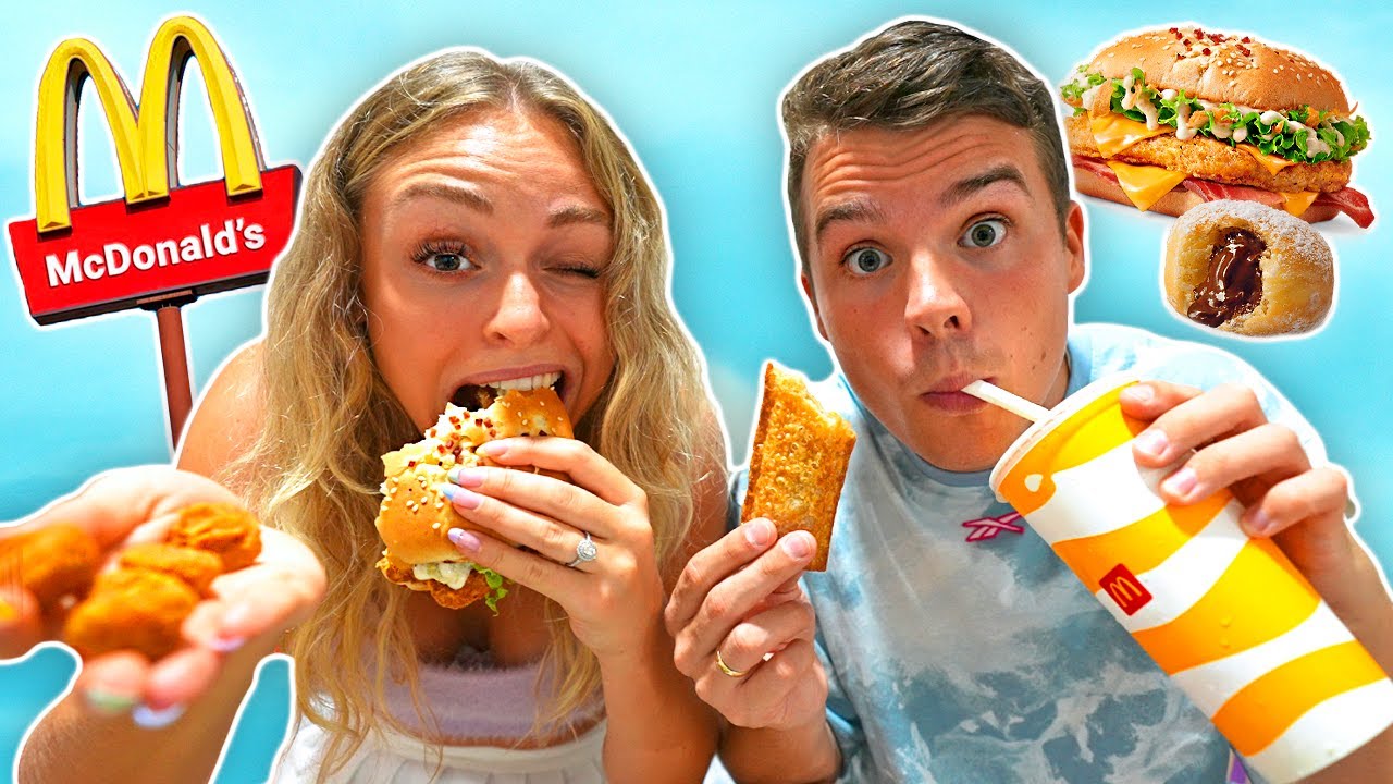 SMAGER MÆRKELIG MCDONALDS I SPANIEN! (mad du ikke kan få i DK)