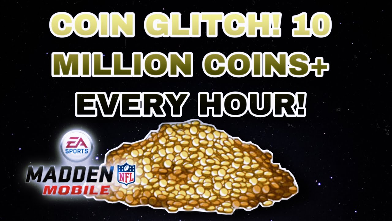 Madden Mobile Coin Glitch! 10 million an hour! Madden Mobile 21