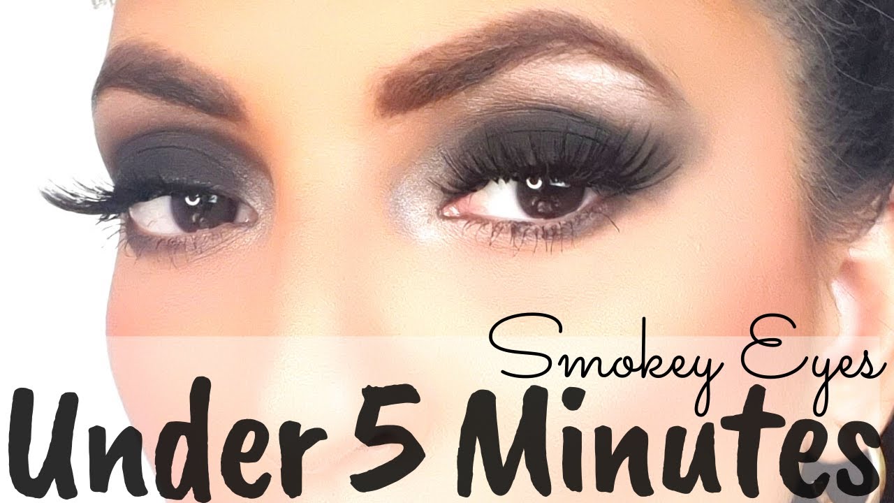 BLACK SMOKEY EYES UNDER  5 minutes | Megha Batra