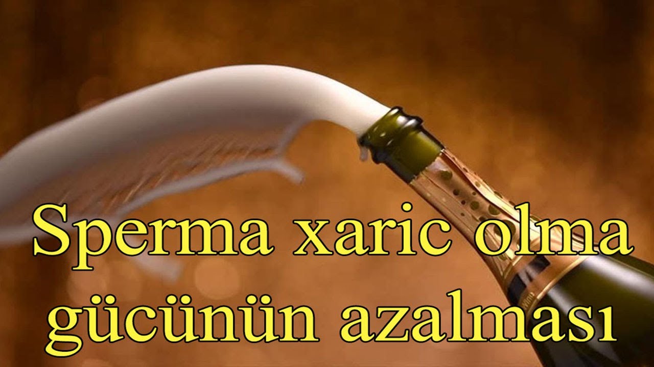 Zəif sperma ifrazı-Sperma xaric olma gücünün, sürətinin azalmasi