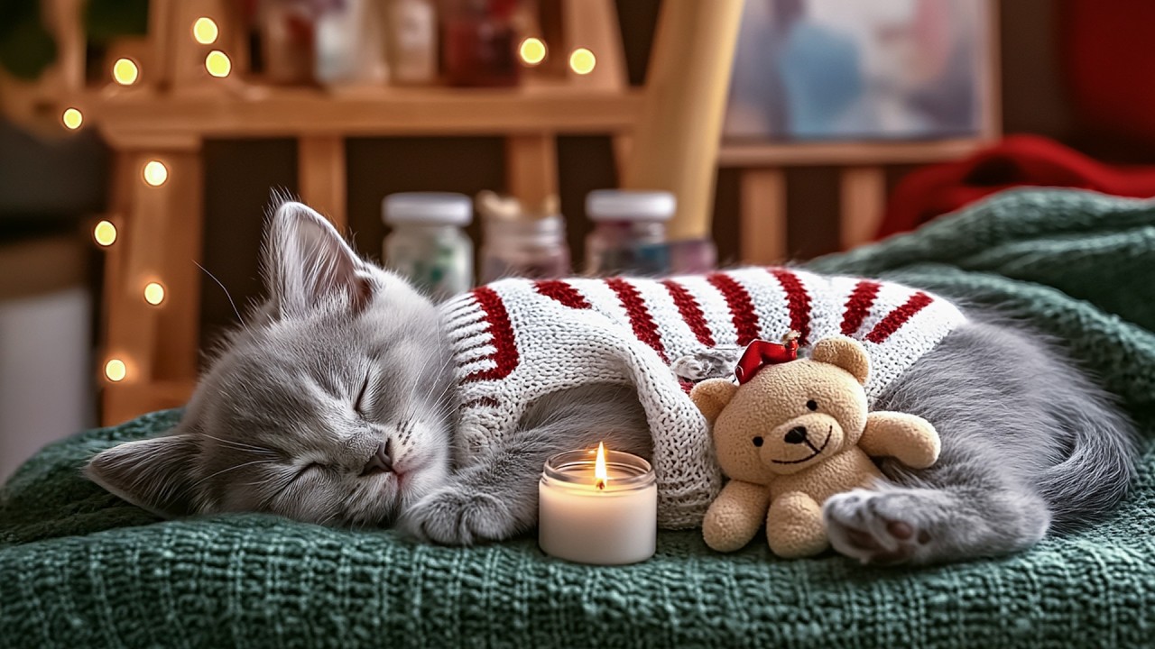 12 Hours of Calming Music for Cats 💤 Cat Sleep Music & Relax My Cats Gently at Home 🐱 Cat Tv