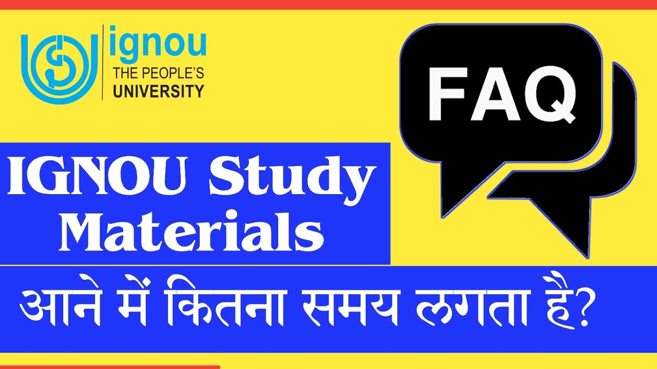 IGNOU में Books कब और कैसे मिलता हैं | IGNOU Study Material Jan-July 2021 kab aaega?